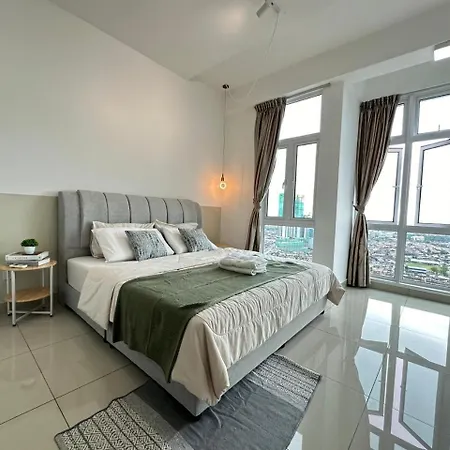 Twin Galaxy Muji Style 2 Bedroom With Balcony High Floor Nice City View Johor Bahru Exterior photo