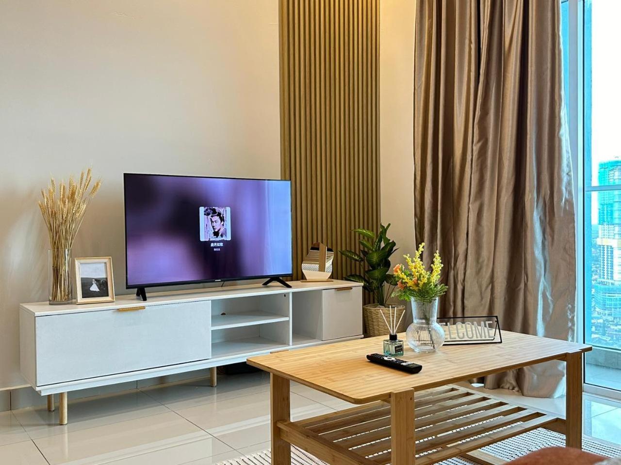 Apartment Twin Galaxy Muji Style 2 Bedroom With Balcony High Floor View *